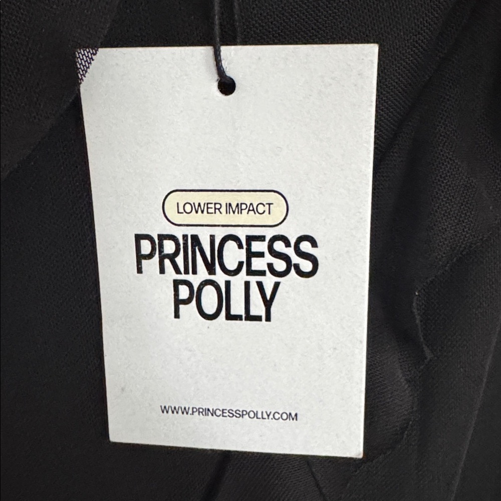 Princess Polly Black Asymmetrical Ruffle Skirt size 4 NWT - Picture 2 of 7